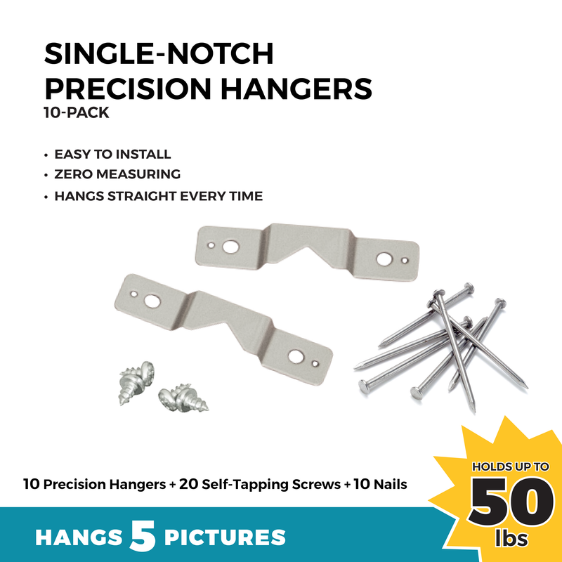 Single-Notch Precision Hangers (10-Pack) - Store It! Cabinet Caddy
